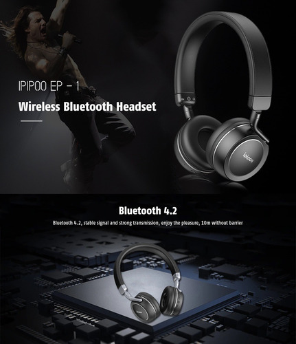 Audifonos Bluetooth Y Manos Libres Ipipoo Ep-1 Hi-fi