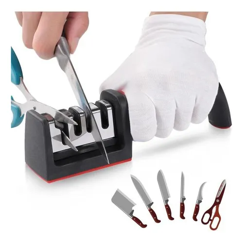 comprar Amolador Afilador De Cuchillos Y Tijeras Profesional 4 En 1