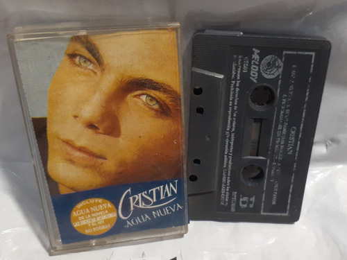 Cassette De Musica De Cristian Castro  Agua Nueva