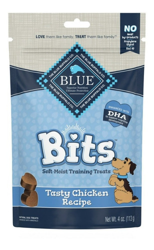 Premios Suaves Para Perros Blue Buffalo Sabor Pollo 113grs