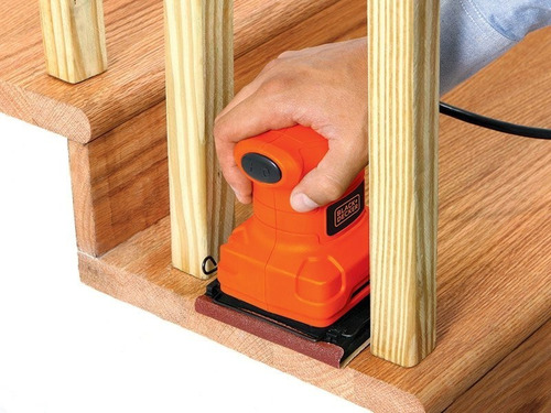 Imagen 9 de 9 de Lijadora orbital Black+Decker BS200 naranja 60Hz 200W 120V