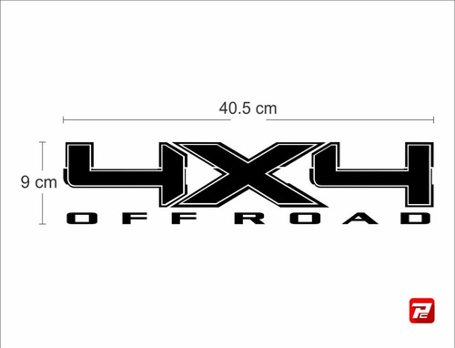 Calcomania Calca Sticker Ford 4x4 Off Road