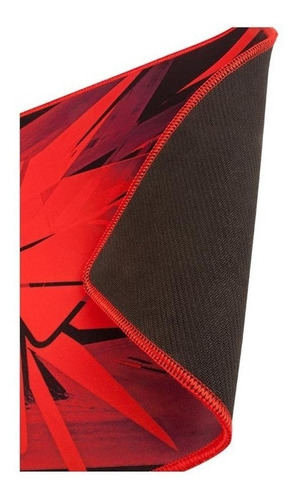 Imagen 3 de 6 de Mouse Pad gamer Noga ST-G12 Stormer de goma 28cm x 75cm x 0.3cm rojo/negro