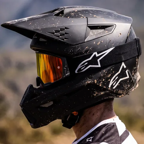 カモ Capacete Motocross Alpinestars S-m3 Solid Preto Fosco | MercadoLivre