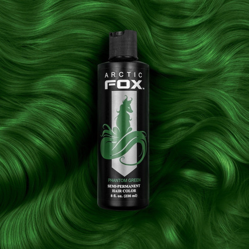 Imagen 1 de 4 de Arctic Fox Hair Color Phantom Green 8oz Tinte Fantasia Cabel