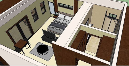 Tiny House Architectural Plans 538 Ft2 / Casa Pequeña Planos