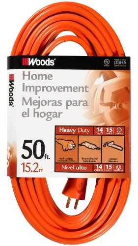 Woods 0626 14/3 - Cable De Extensión De Vinilo Sjtw Para Ext