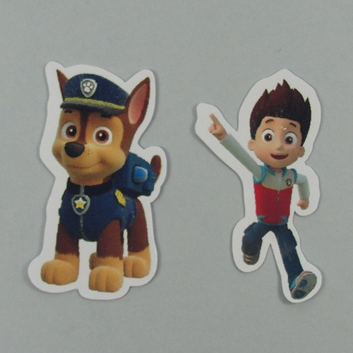 Apliques/adesivos Patrulha Canina / Paw Patrol (24 Unidades)
