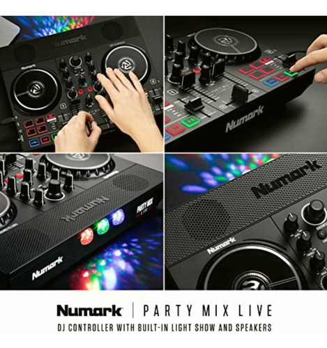 Numark Party Mix Live Controlador Dj / Set Dj Con Luces Dj