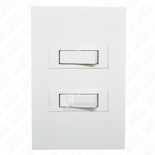 Llave 2 Puntos Cambre Siglo Xxi Punto Tecla Bastidor Pack X4