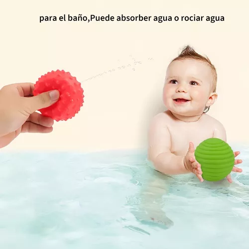FANCY Baby 6 Pelotas sensoriales Bebe Juguetes Bebe 6 Meses, Juguetes  sensoriales Bebe Pelota sensorial Bebe Juguetes Agua Bebe