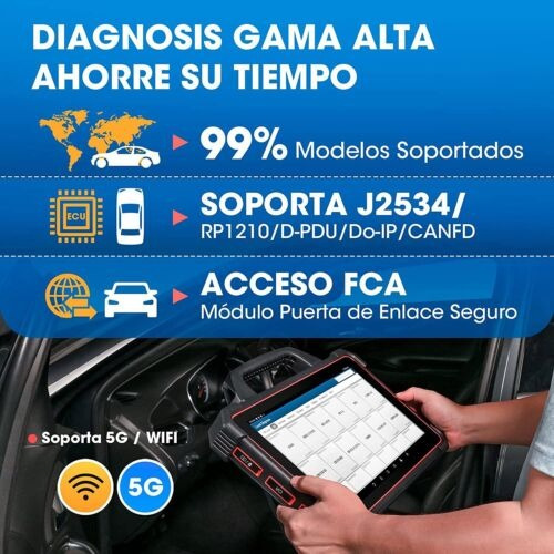 Escaner Automotriz Launch Pad Vii Elite J2534 Reprogramacion