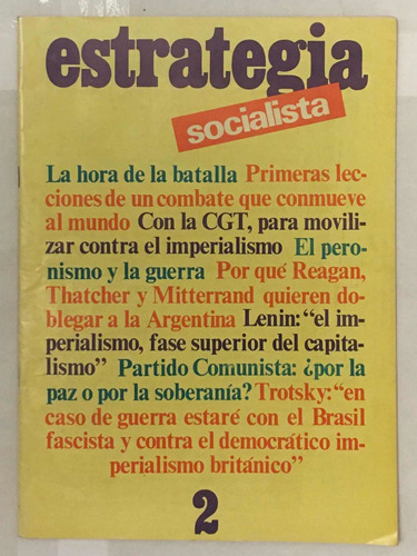 Revista Estrategia Socialista 1982