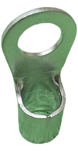 Terminal Zapata Tubo Estañada Cable Calibre 1/0 Ojo 1/2 10pz