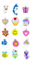 Comprar Loom Bands 15 Dijes De Silicona Para Pulseras M11