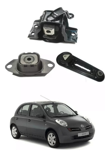 Kit De Soportes Nissan Micra Año 2005-2008 3 Piezas