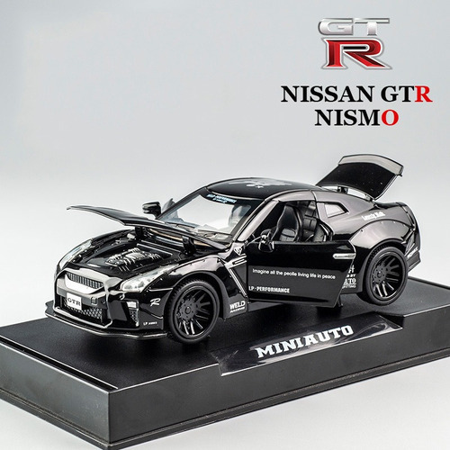 Miniatura Nissan Gtr R35 Metal Escala 1:32 Luz Y Sonido