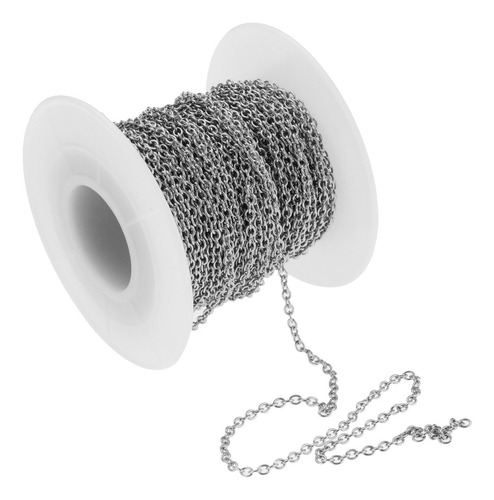Collar Y Pulsera Con Forma De Cable De Acero Inoxidable Roll