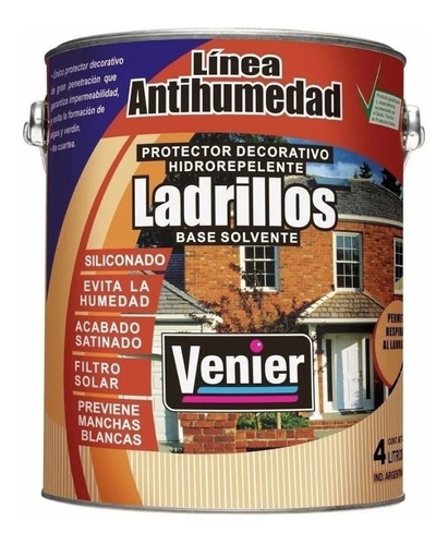 Protector Ladrillos Venier Antihumedad Base Solvente X4lt