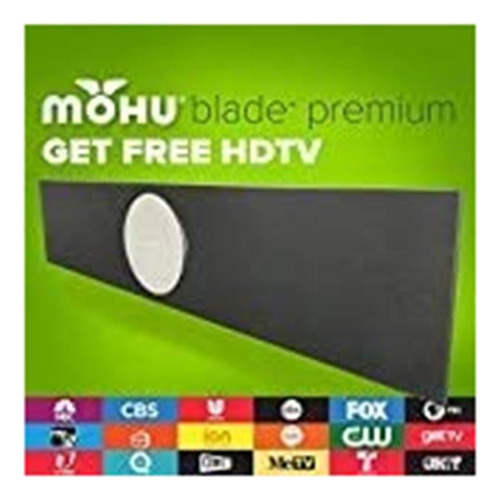 Mohu Blade Premium Amplified Indoor/outdoor Tv Antenna, 24 W