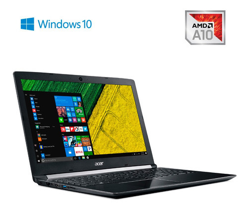 Notebook Acer 15.6  Amd A10 Ram 8gb Aspire 5 A515-41g-t8fk