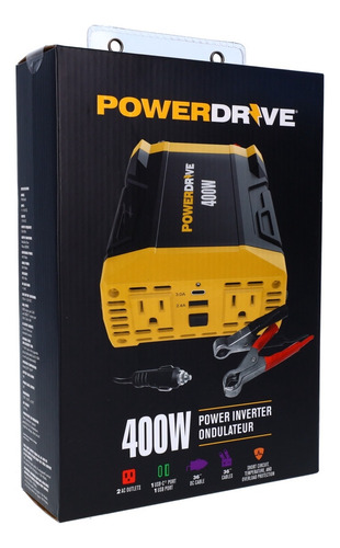 Inversor De Corriente De 400 Vatios Powerdrive
