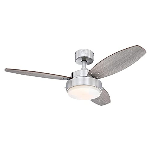 Westinghouse Lighting Alloy Ceiling Fan, 42-inch, Brushed Ni