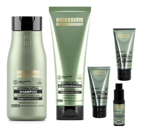  Hairssime Hydra Vital Shampoo+acondicionador+kit