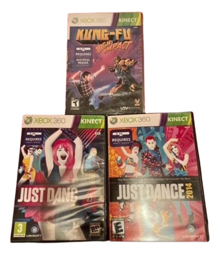 Los 3 Juegos Xbox 360 Kinect P Consola Chipeada X Ese Precio