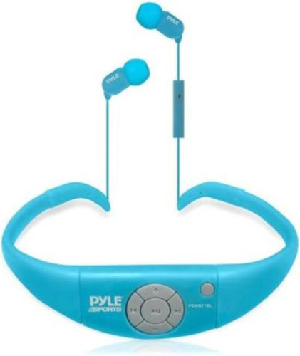 Auriculares In-ear Inalámbricos Pyle Actionfit Pswbt7bl Shq6500 Azul.