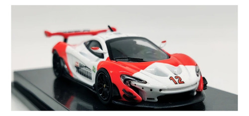Miniatura Ayrton Senna Mclaren P1 Gt-r Cm-model 1:64 (7cm) Cor Vermelho