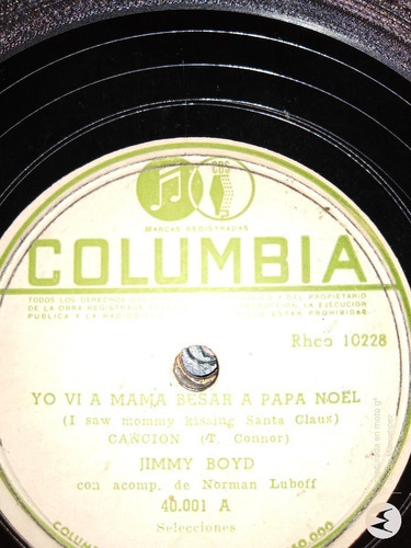 Pasta Jimmy Boyd Frankie Laine Columbia C115