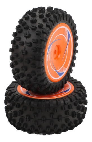 Rc Car Tires 2pcs Rear 75mm Rubber Remote Control Wheels
