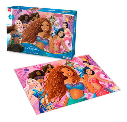 Rompecabezas 120 Piezas Disney Princesas La Sirenita Ariel