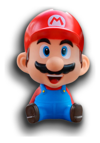 Juguete Mario Bros Adorno Cabezónes 12 Cm Para Auto