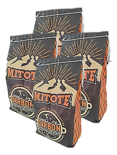 Carbón De Agave En Briqueta 10 Kg.