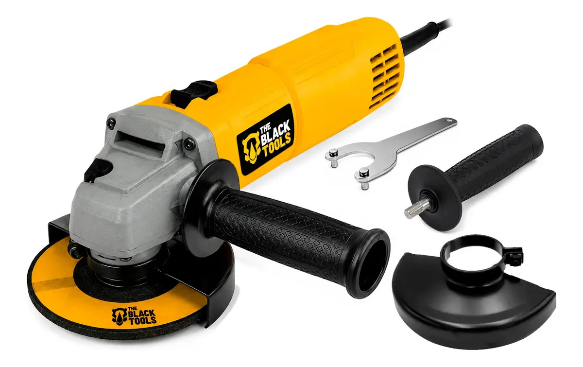 Esmerilhadeira Lixadeira Angular 780w 115mm 4.1/2 11000rpm Bta800 The Black Tools