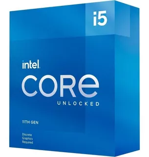 Procesador Intel Core I5-11600kf,3.90 / 4.90 Ghz, 12 Mb Cach