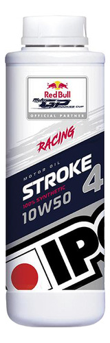 Aceite Moto Sintetico 10w50 Stroke 4 Con Ester 4t 1l Ipone