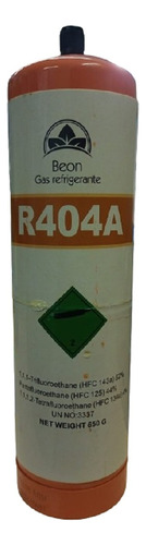 Garrafa De Gas Refrigerante R404a Beon 650g