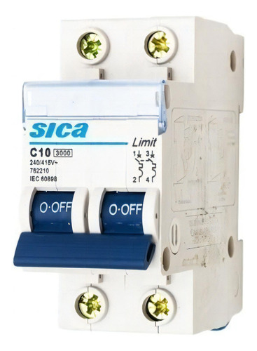 Interruptor automático Sica bipolar 10 Amp