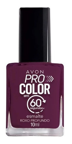 Imagem 1 de 1 de Avon - Pro Color 60 Segundos - Esmalte - Roxo Profundo