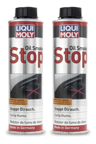 Oil Smoke Stop Liquimoly Eliminador De Humo Azul Motor 2pzas