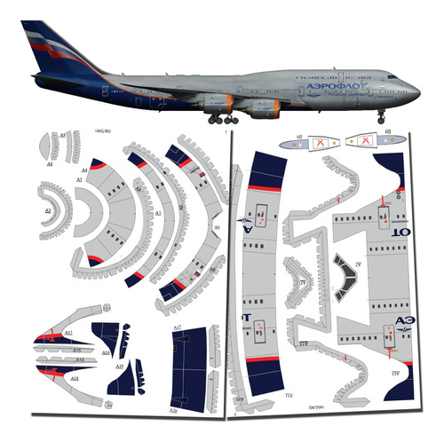 747 Aeroflot Papercraft