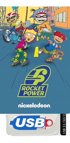 Rocket Power Serie Completa Latino Usb