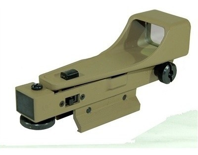 Imagen 5 de 5 de Mira Ncstar Metal Reflex Optics Red Dot Tan Gotcha Xtreme