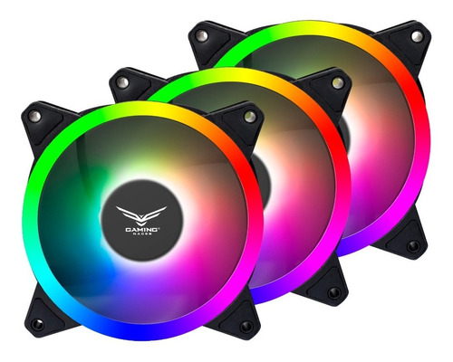 Kit De Ventiladores Naceb Rgb Orpheus 120mm