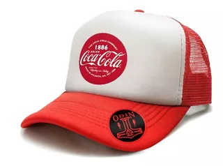 Gorra Trucker Personalizada Logo Cocacola Retro