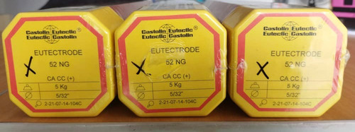 Electrodo Eutectrode 52 Ng 1/8 5/32 Eutectic Castolin