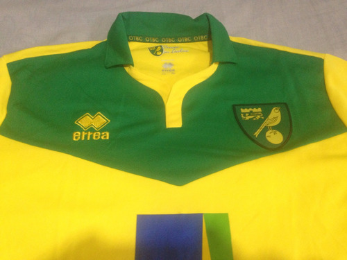 Camisa Errea Norwich City Home 2014-15